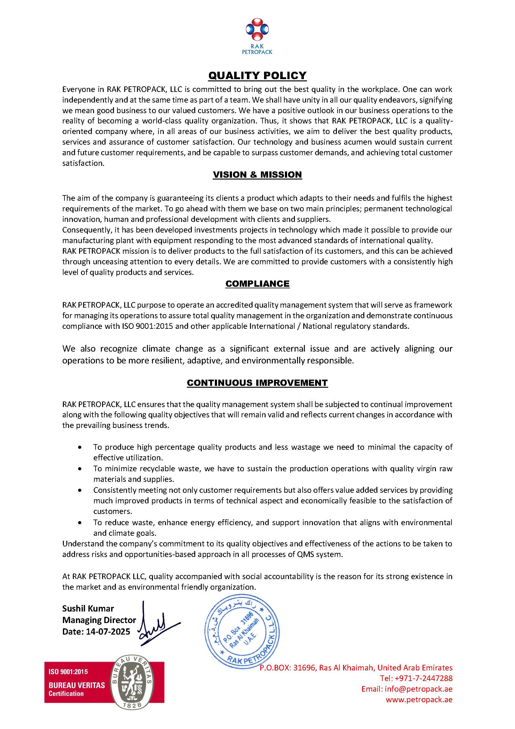 Quality Policy-rev-100725